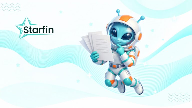 Як перевірити кредитну історію та звіт бюро: персонаж Starfin читає документи